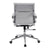 Aura - Contemporary Medium Back Colour Bonded Leather Executive Armchair with Chrome Base