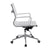 Aura - Contemporary Medium Back Colour Bonded Leather Executive Armchair with Chrome Base