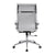 Aura - Contemporary High Back Bonded Leather Executive Armchair with Chrome Base