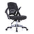 Graphite – Medium Mesh Back Task Chair with Folding Arms and Stylish Back Panelling