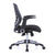 Graphite – Medium Mesh Back Task Chair with Folding Arms and Stylish Back Panelling