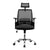 Alpha – High Back Mesh Chair with Headrest and Chrome Base