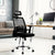 Alpha – High Back Mesh Chair with Headrest and Chrome Base