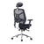 Polaris – High Back Mesh Synchronous Executive Armchair with Adjustable Headrest and Chrome Base