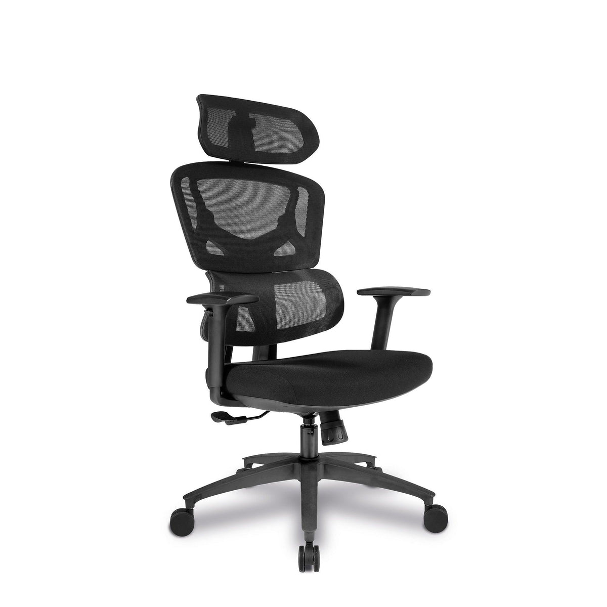 Trinity - Ergonomic High Back Mesh Chair with Multi Adjustable Headrest, Lumbar Support and Height Adjustable Arms