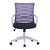 Spyro - Designer Mesh Armchair with White Frame and Detailed Back Panelling