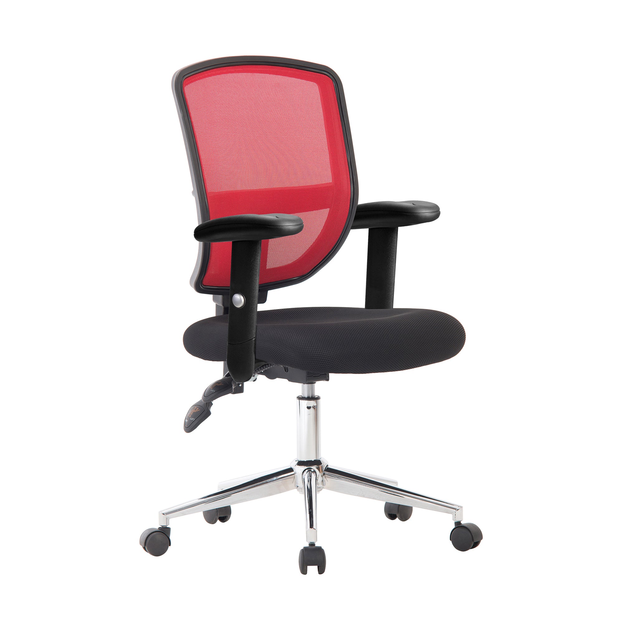 Nexus – Medium Back Two Tone Designer Mesh Operator Chair with Sculptured Lumbar, Spine Support and Height Adjustable Arms