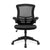 Luna – Designer Medium Back Mesh Chair with Folding Arms