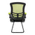 Luna – Designer Medium Back Two Tone Mesh Chair with Folding Arms