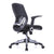 Graphite – Medium Mesh Back Task Chair with Folding Arms and Stylish Back Panelling