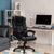 Titan – Oversized High Back Leather Effect Executive Chair with Integral Headrest