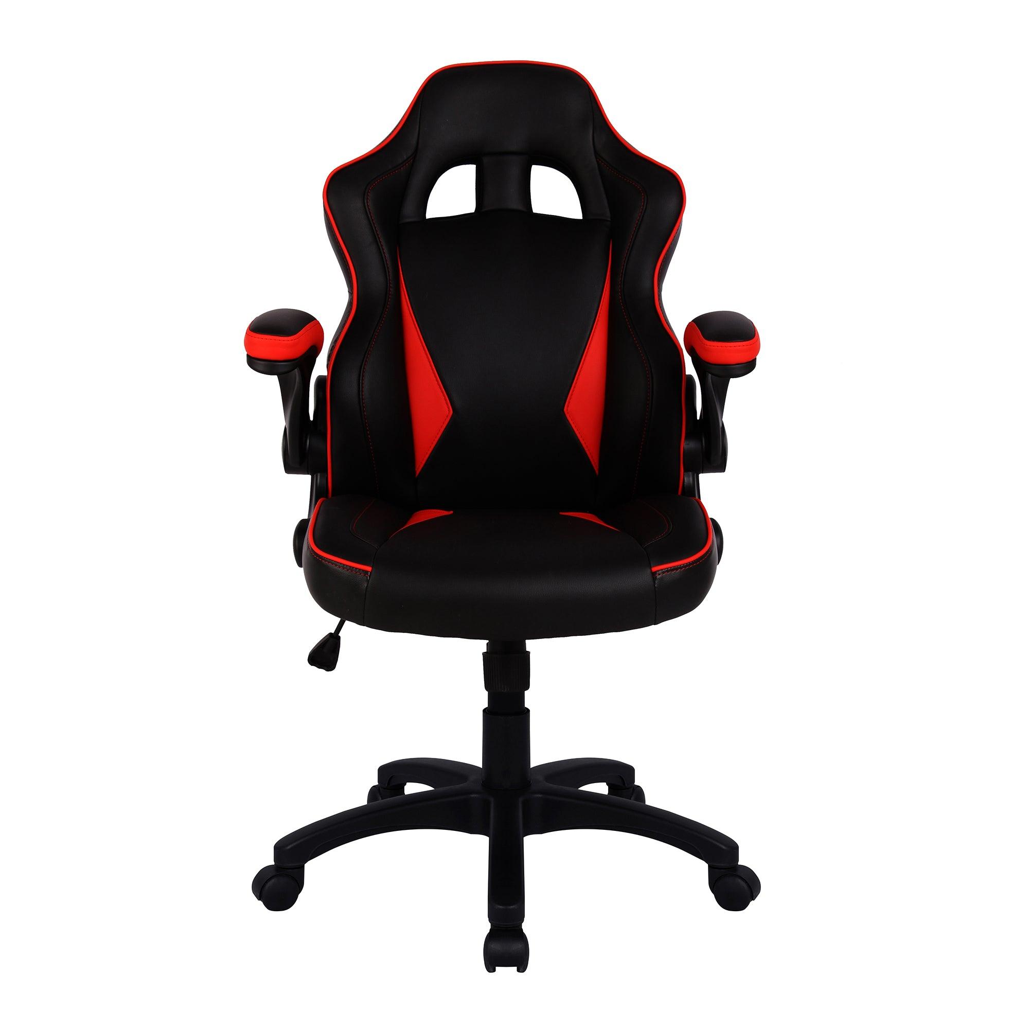 Predator – Executive Ergonomic Gaming Style Office Chair with Folding Arms, Integral Headrest and Lumbar Support