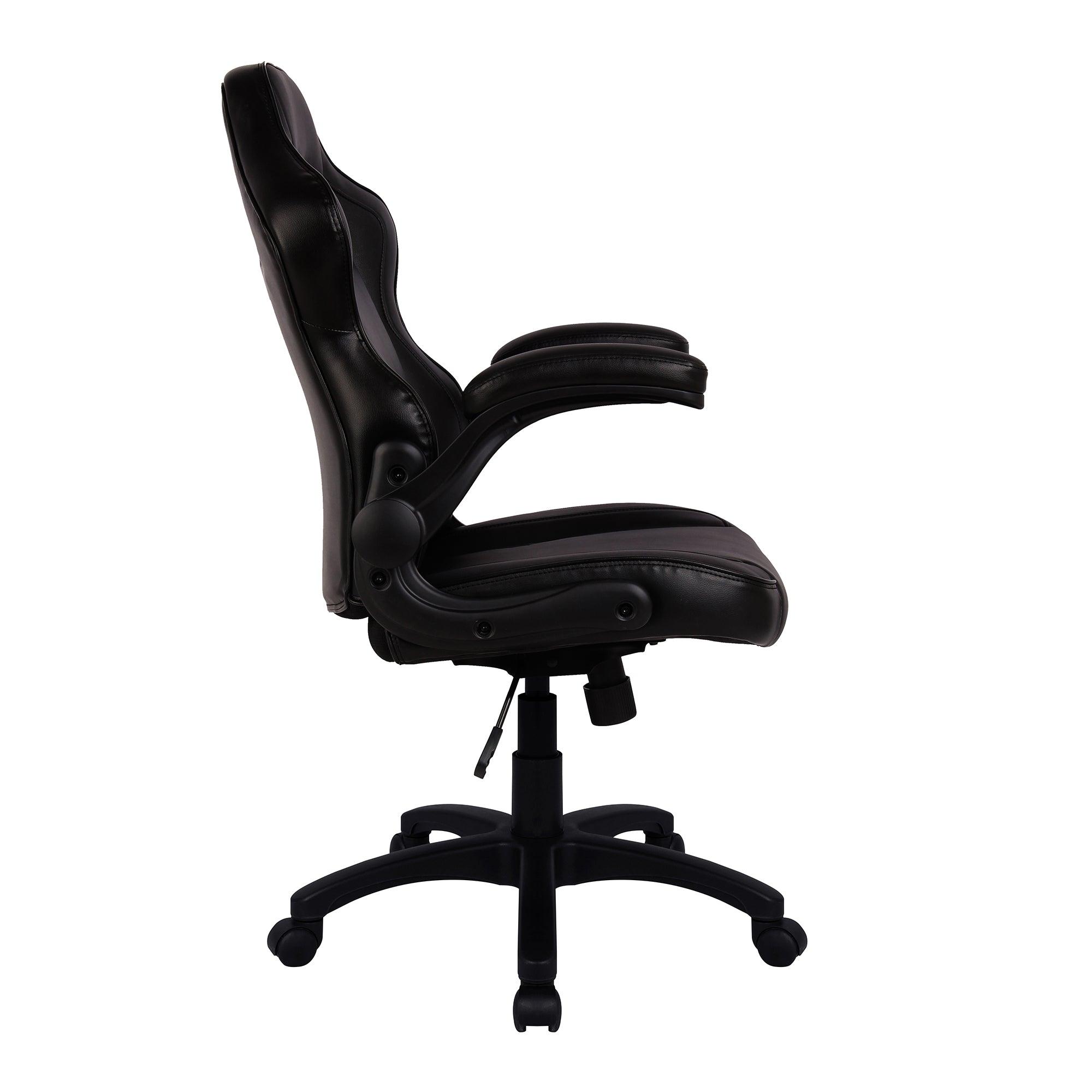 Predator – Executive Ergonomic Gaming Style Office Chair with Folding Arms, Integral Headrest and Lumbar Support