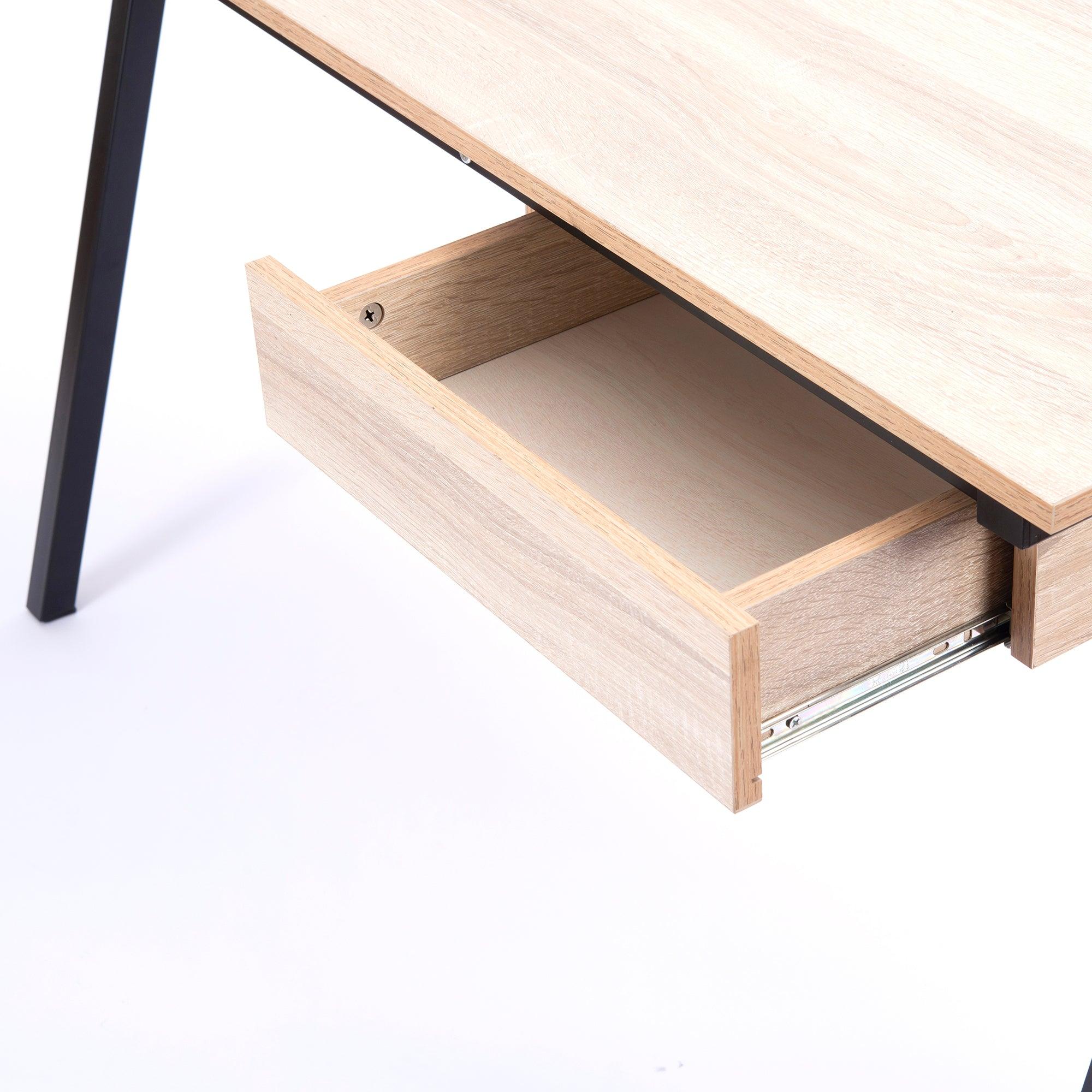 Tyrol - Compact Workstation with Suspended Underdesk Drawer