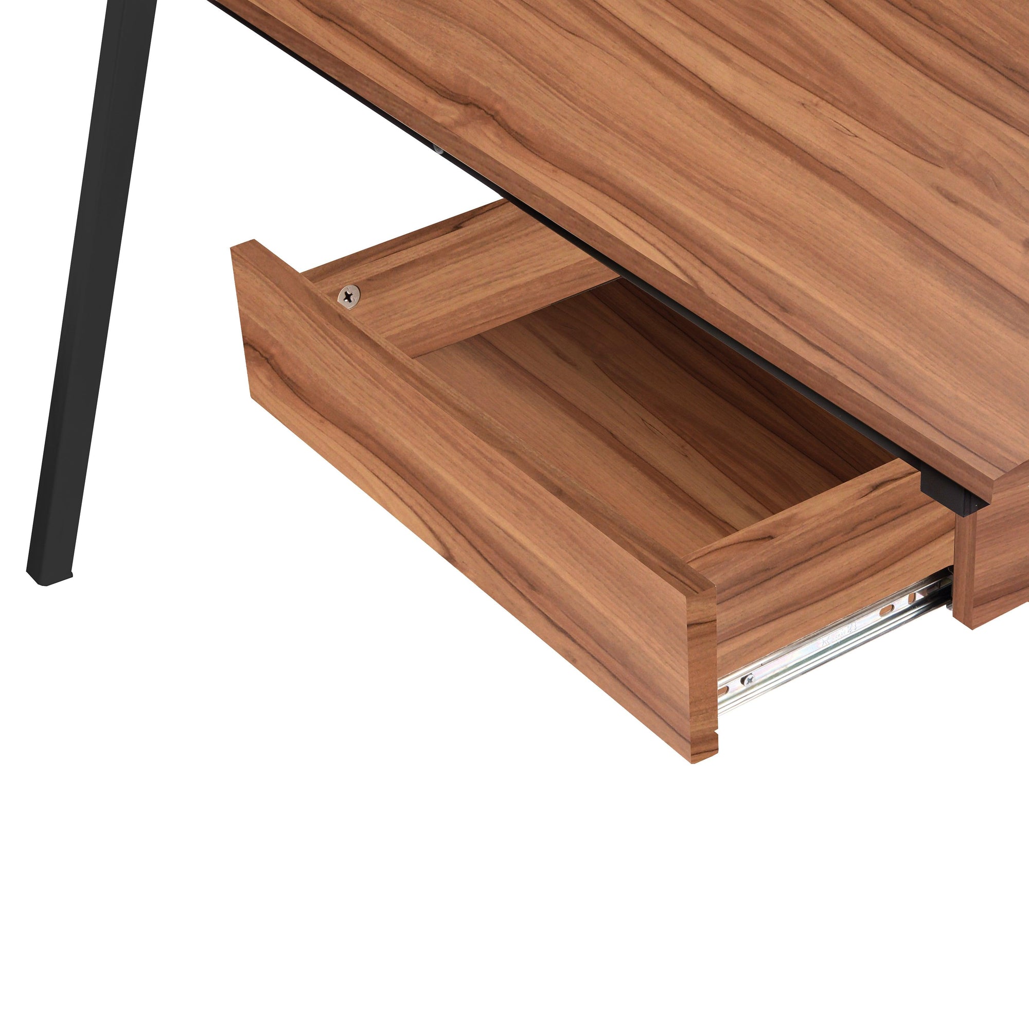 Tyrol - Compact Workstation with Suspended Underdesk Drawer