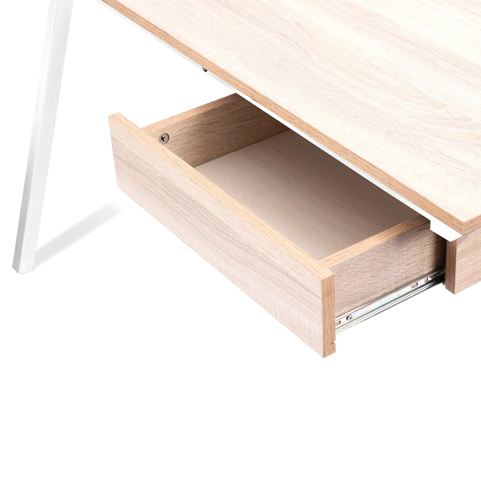 Tyrol - Compact Workstation with Suspended Underdesk Drawer