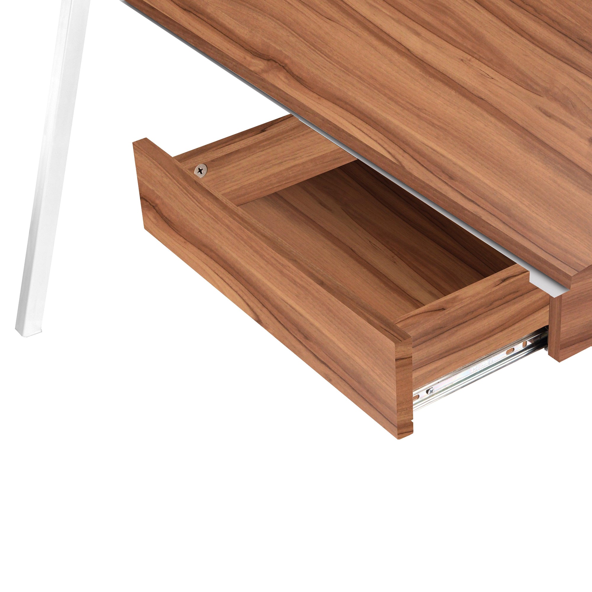 Tyrol - Compact Workstation with Suspended Underdesk Drawer