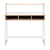 Vienna - Compact Two Tier Workstation with Stylish Feature Frame and Upper Storage Shelf