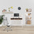 Vienna - Compact Two Tier Workstation with Stylish Feature Frame and Upper Storage Shelf