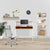 Vienna - Compact Two Tier Workstation with Stylish Feature Frame and Upper Storage Shelf