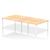 Evolve Plus B2B Bench Desk - 4 Person