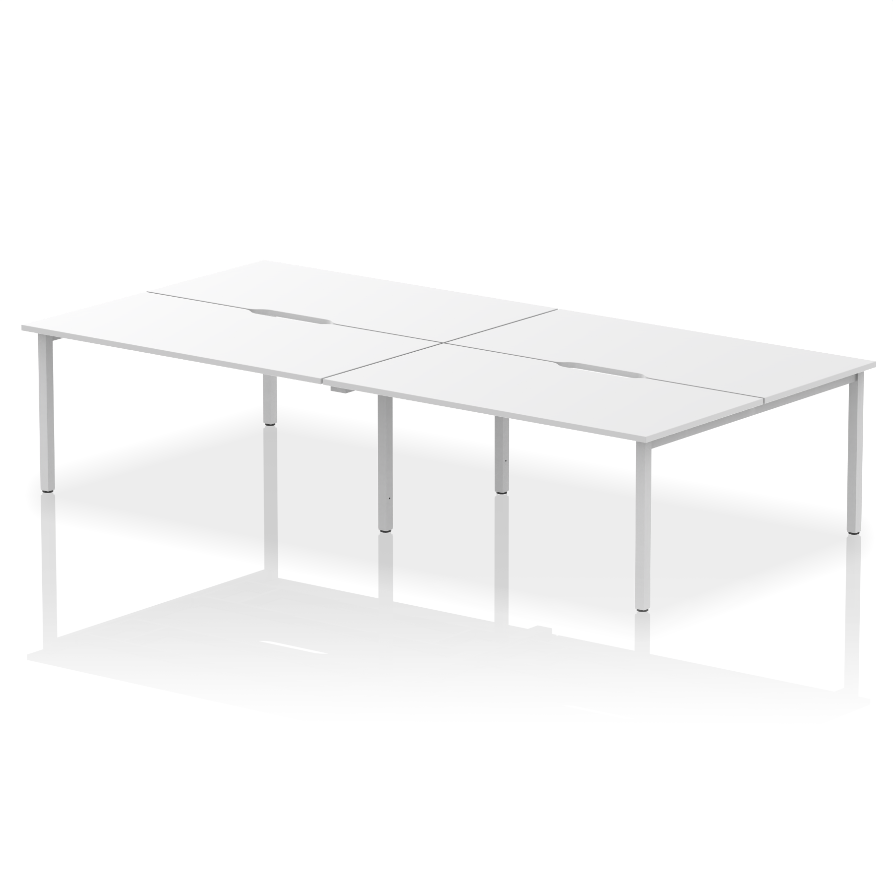 Evolve Plus B2B Bench Desk - 4 Person