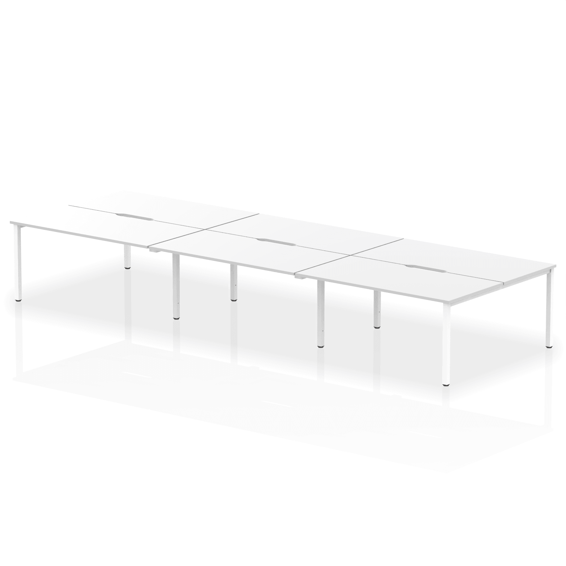 Evolve Plus B2B Bench Desk - 6 Person