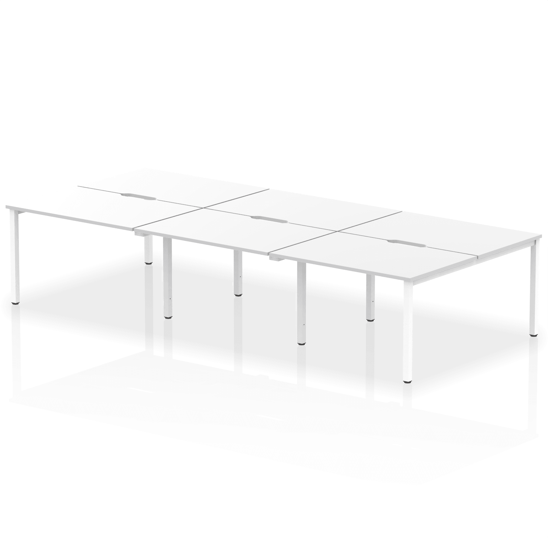 Evolve Plus B2B Bench Desk - 6 Person