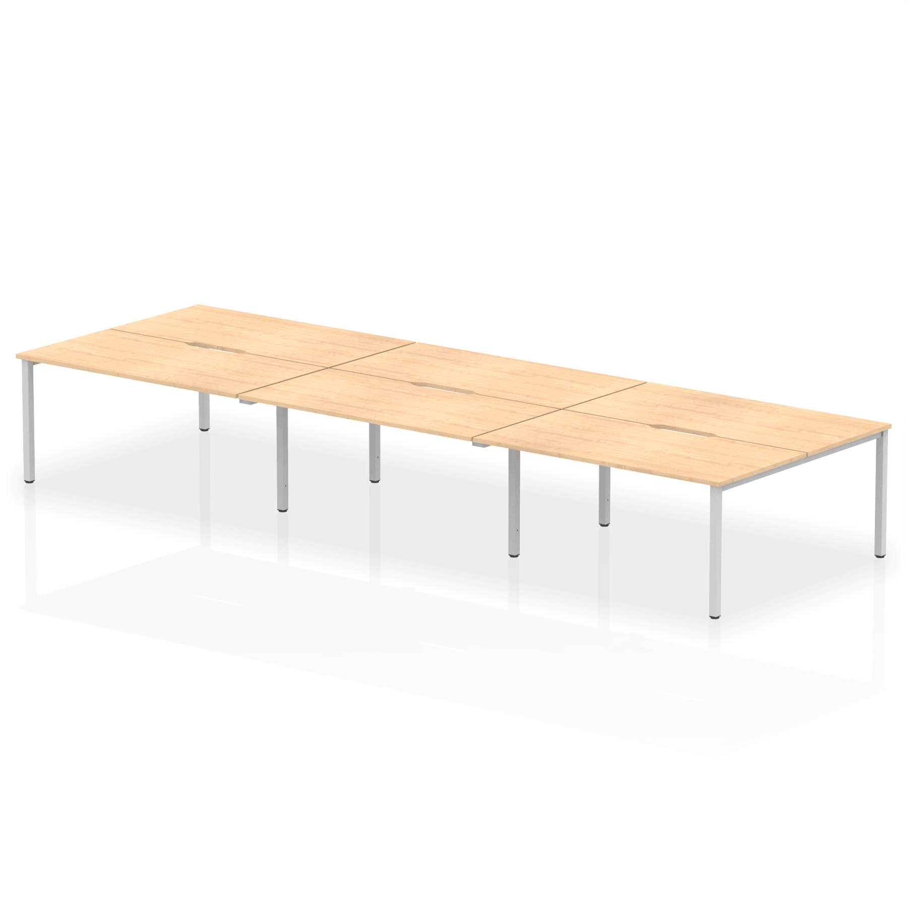 Evolve Plus B2B Bench Desk - 6 Person