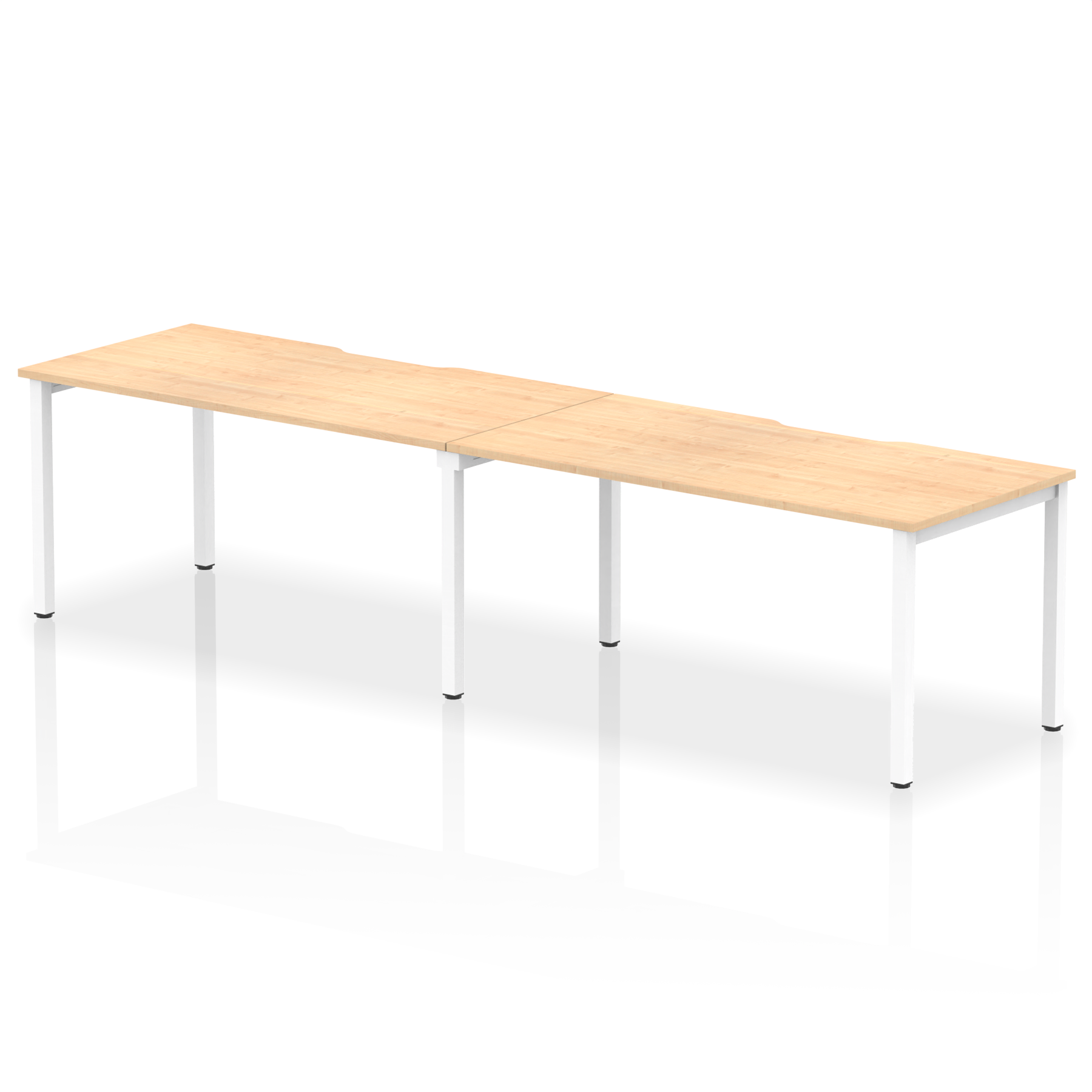 Evolve Plus Single Row Bench Desk - 2 Person