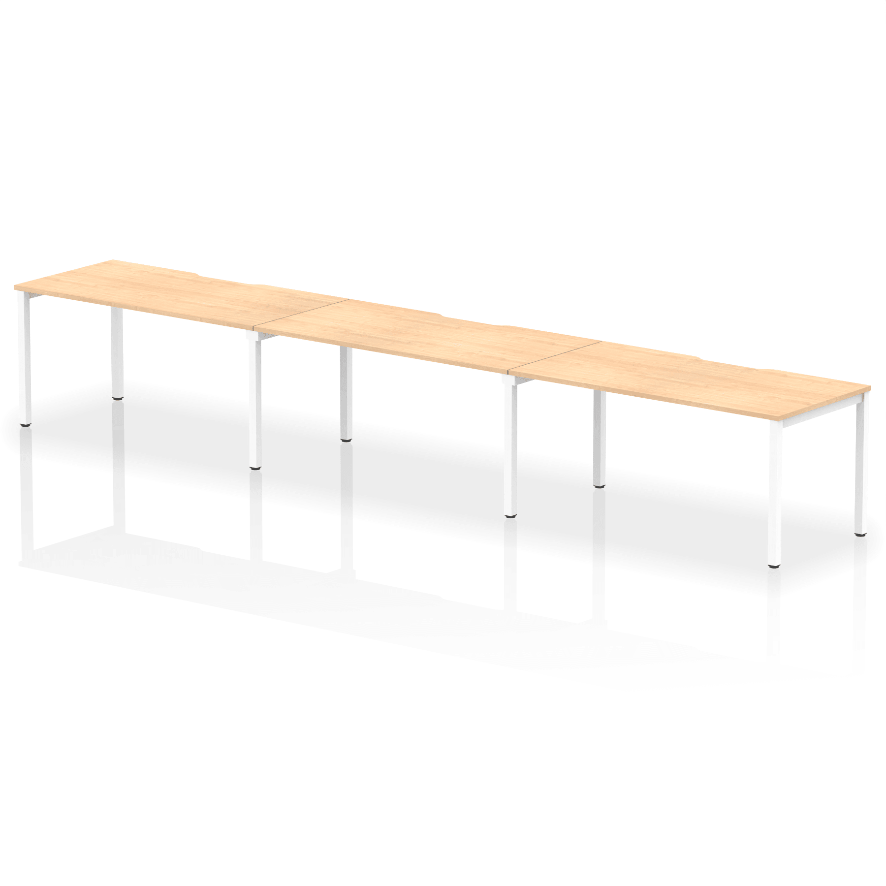 Evolve Plus Single Row Bench Desk - 3 Person