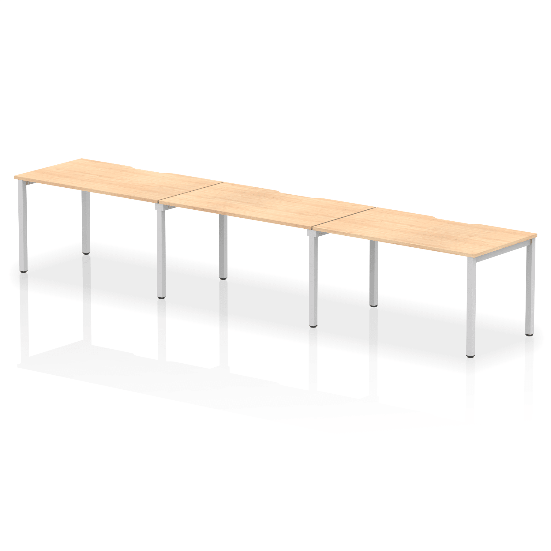 Evolve Plus Single Row Bench Desk - 3 Person