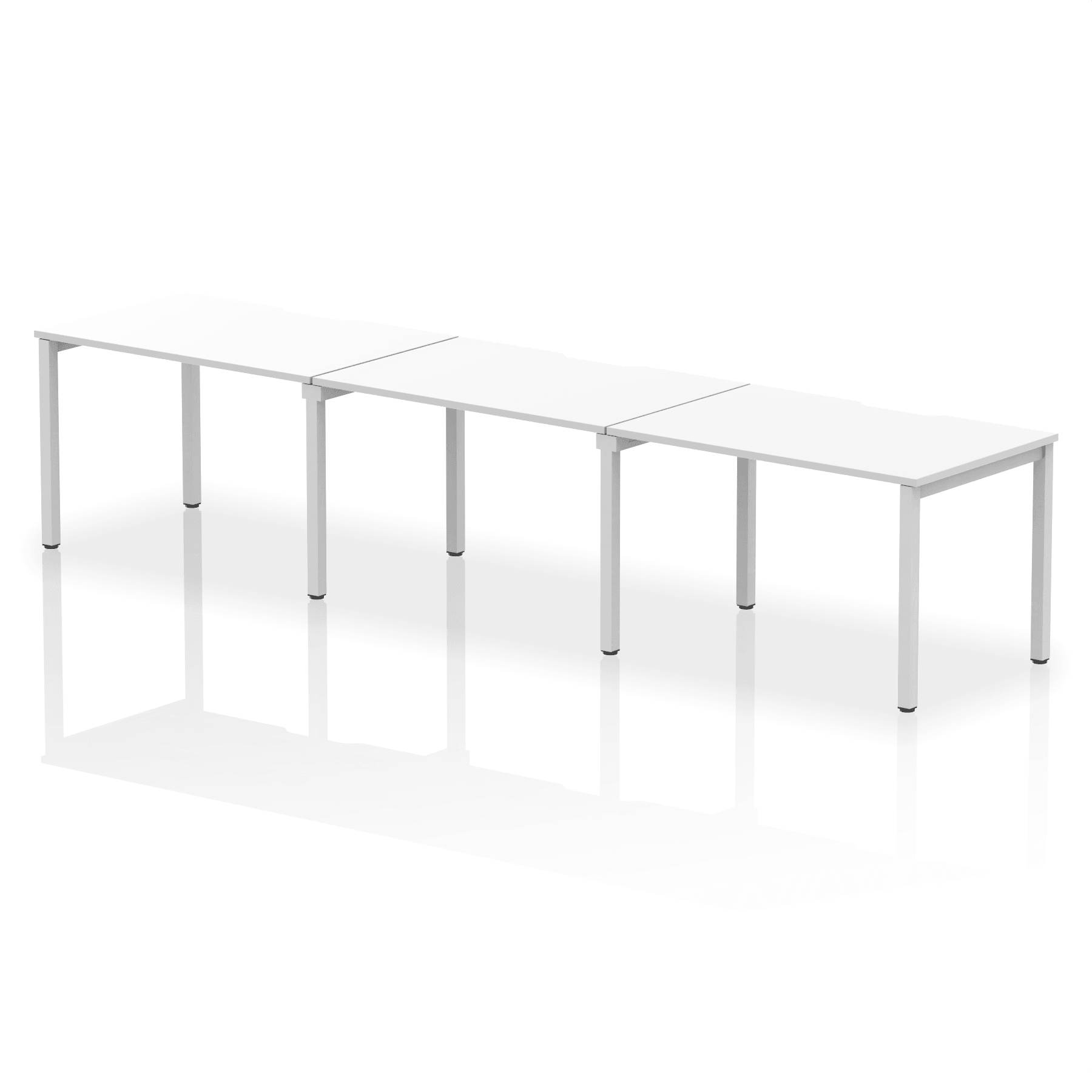 Evolve Plus Single Row Bench Desk - 3 Person