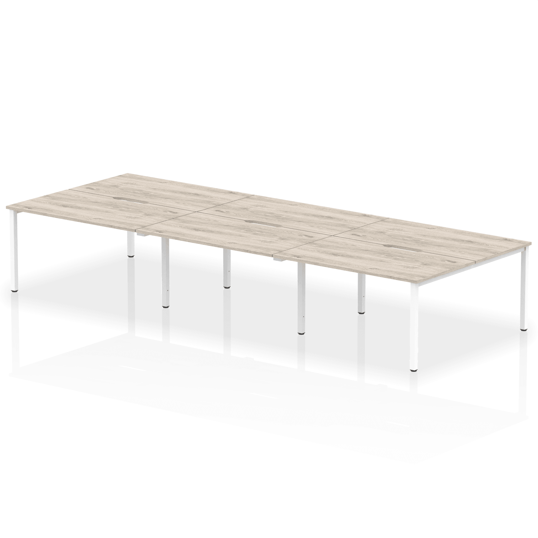 Evolve Plus B2B Bench Desk - 6 Person