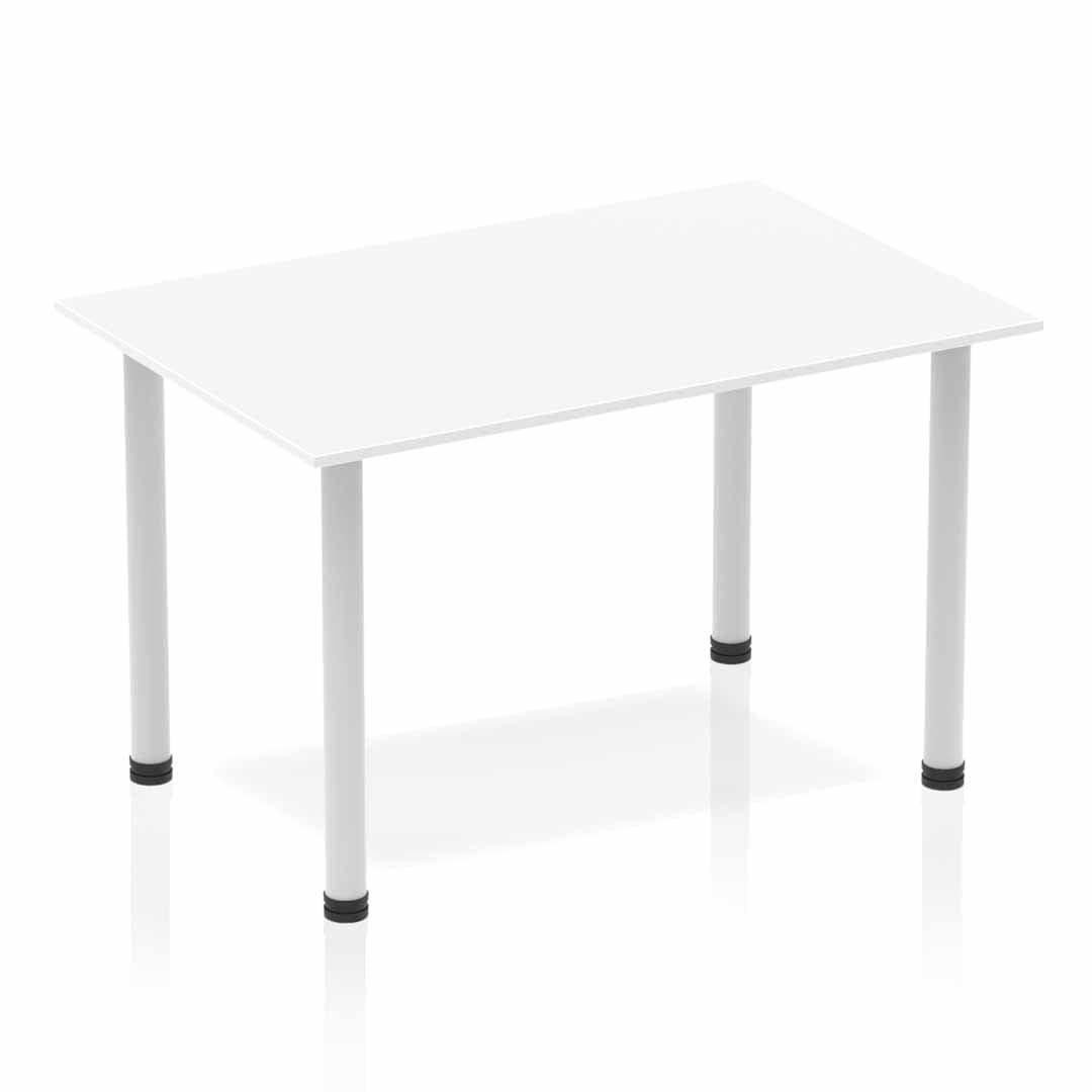 Impulse Straight Table with Post Leg - Quality Office Furniture