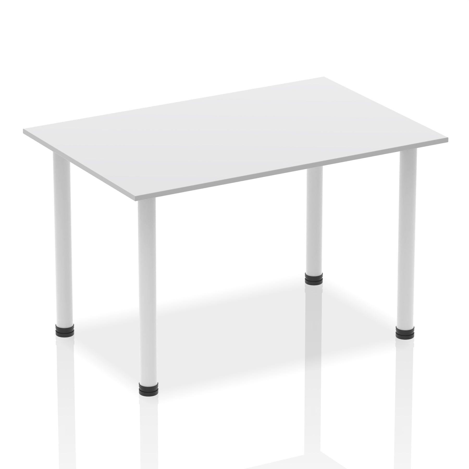 Impulse Straight Table with Post Leg - Quality Office Furniture