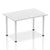 Impulse Straight Table with Post Leg - Quality Office Furniture