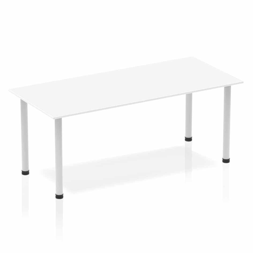 Impulse 1800mm Straight Table With Post Leg