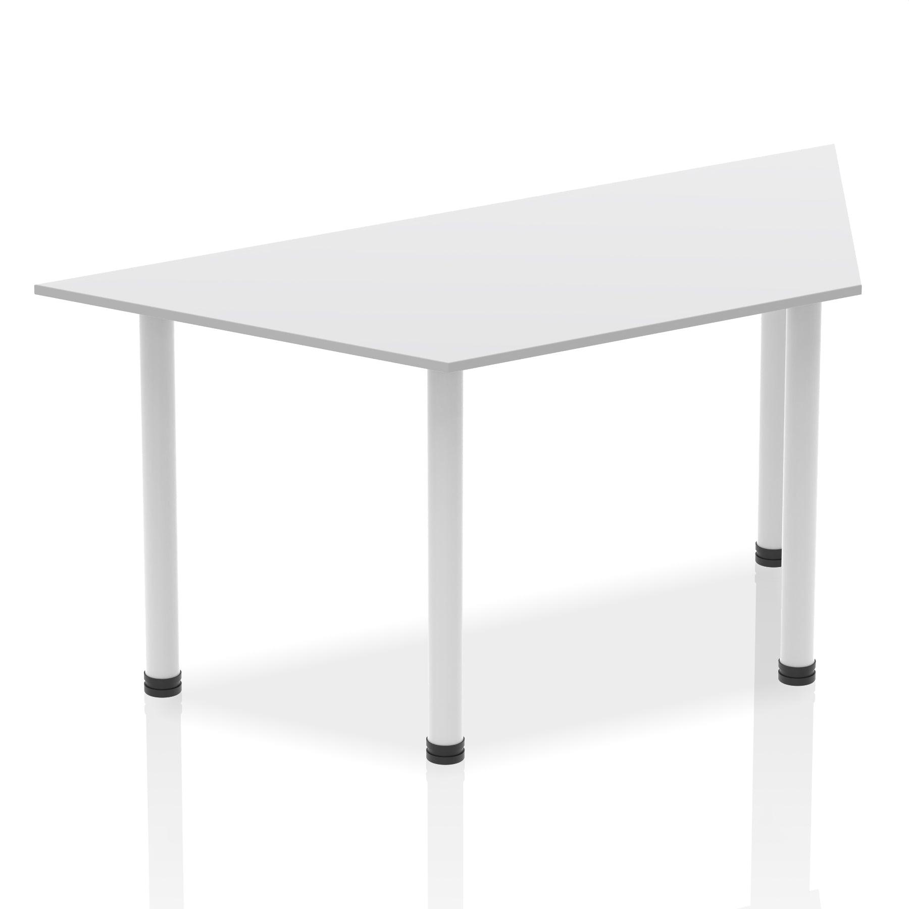 Impulse 1600mm Trapezium Table With Post Leg