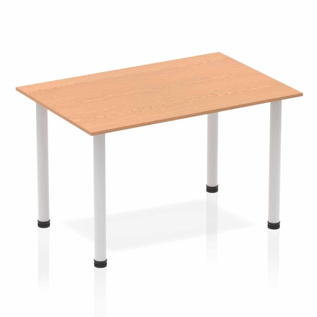 Impulse Straight Table with Post Leg - Quality Office Furniture