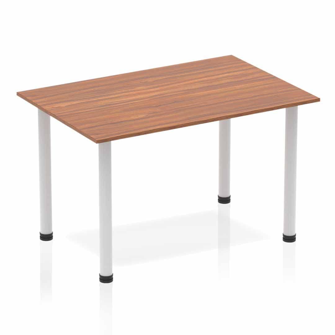 Impulse Straight Table with Post Leg - Quality Office Furniture