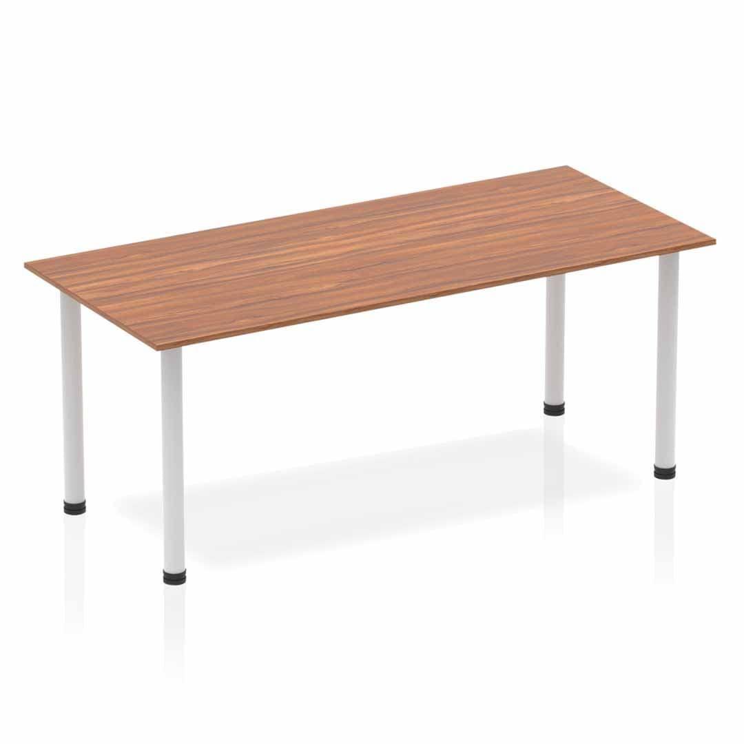 Impulse 1800mm Straight Table With Post Leg