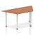 Impulse 1600mm Trapezium Table With Post Leg