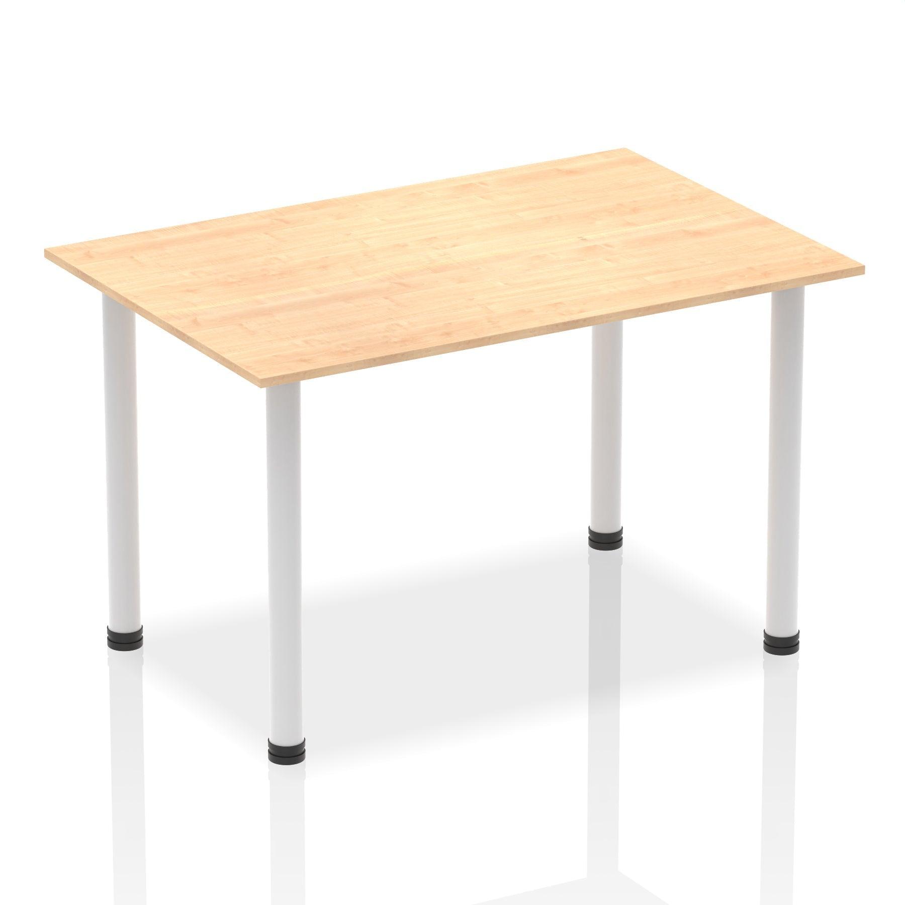 Impulse Straight Table with Post Leg - Quality Office Furniture