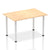 Impulse Straight Table with Post Leg - Quality Office Furniture