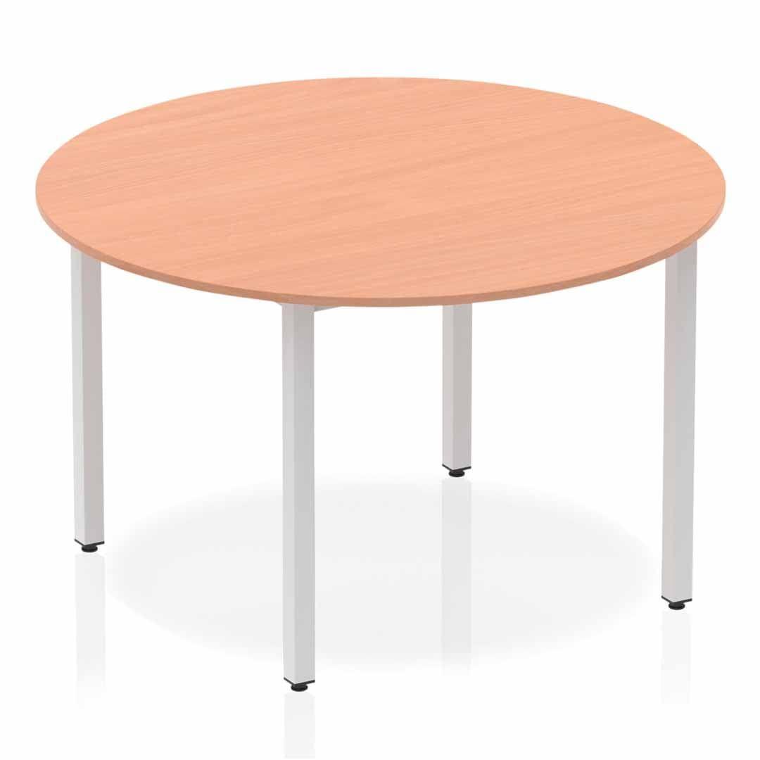 Impulse Circle Table With Box Frame Leg