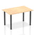 Impulse Straight Table with Post Leg - Quality Office Furniture