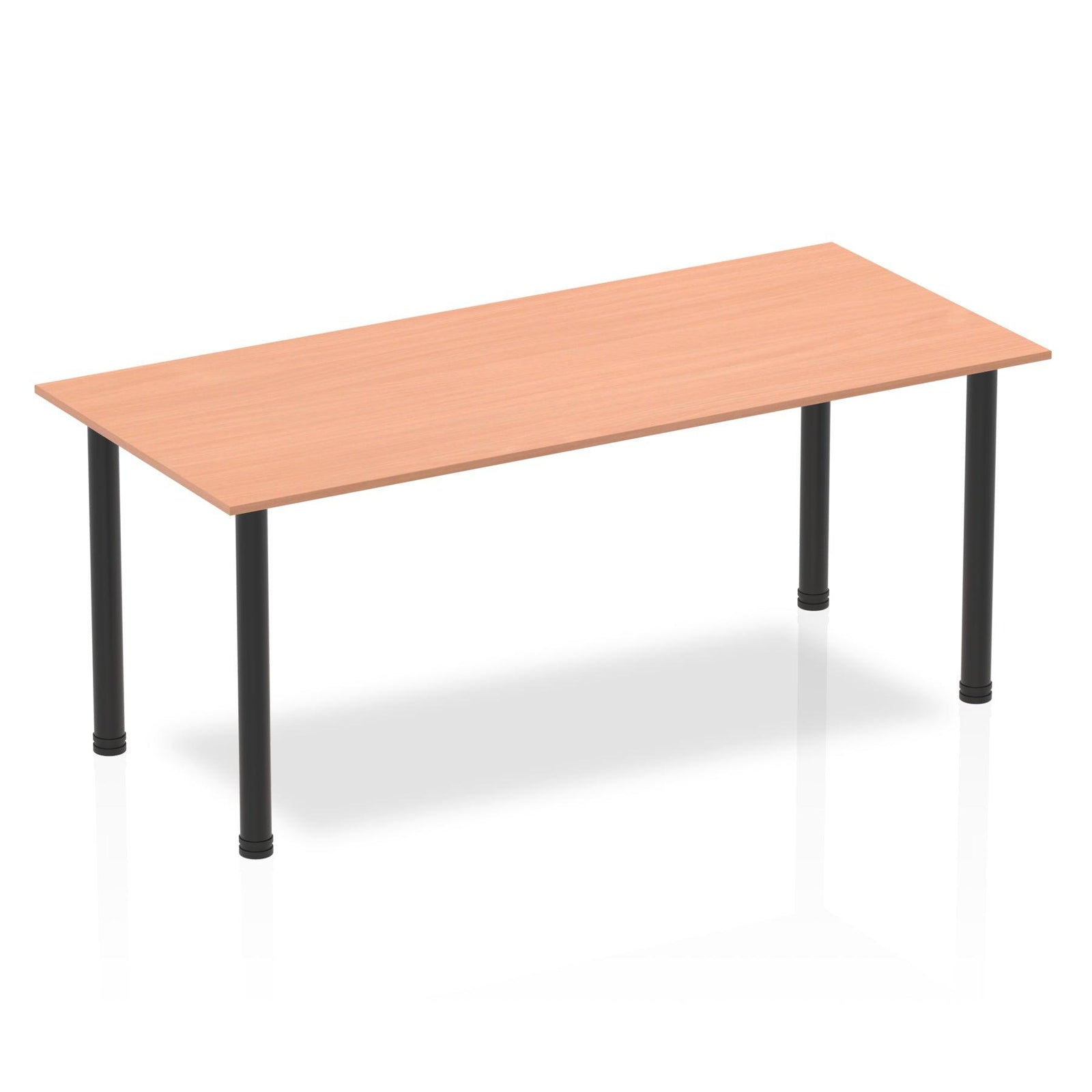 Impulse 1800mm Straight Table With Post Leg