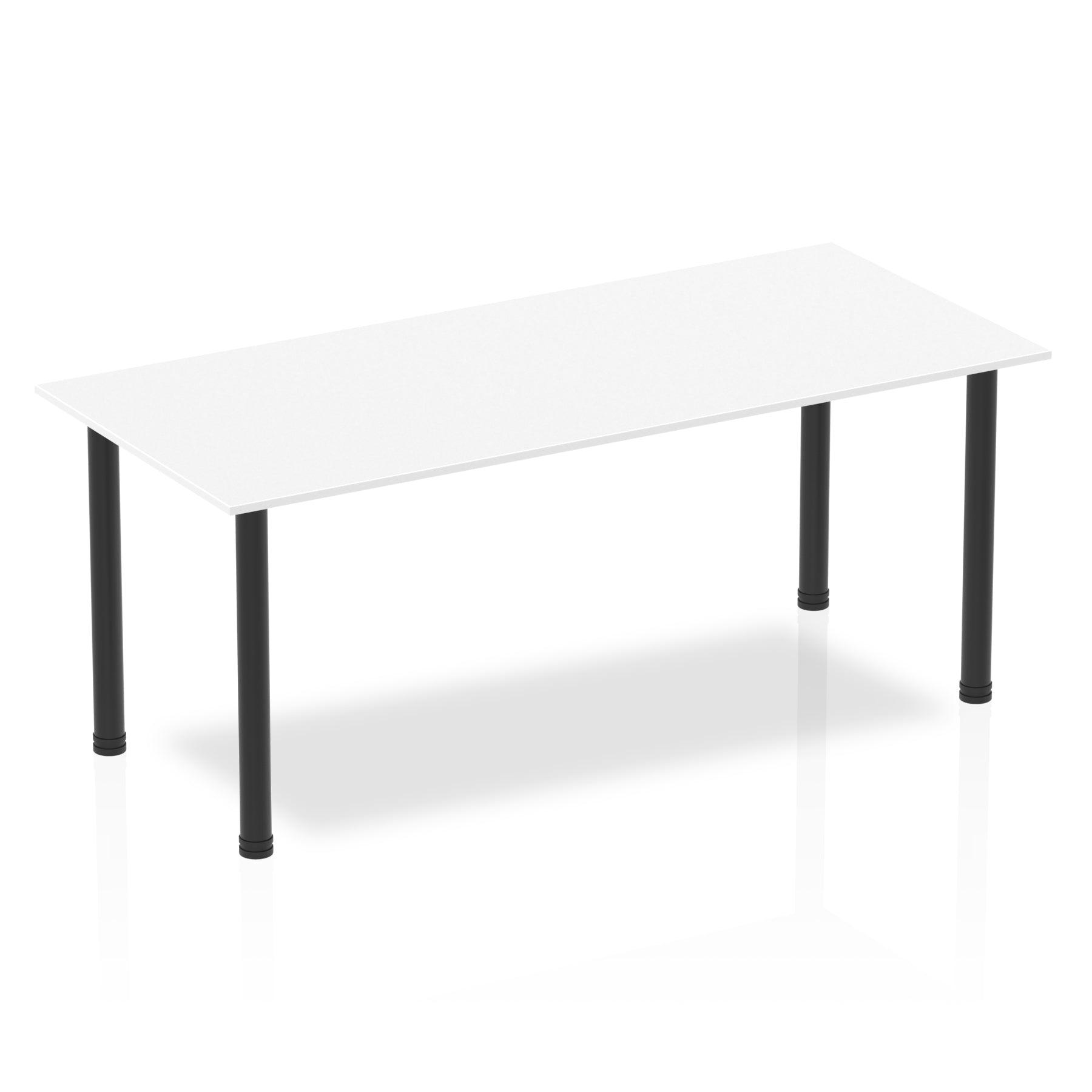 Impulse 1800mm Straight Table With Post Leg