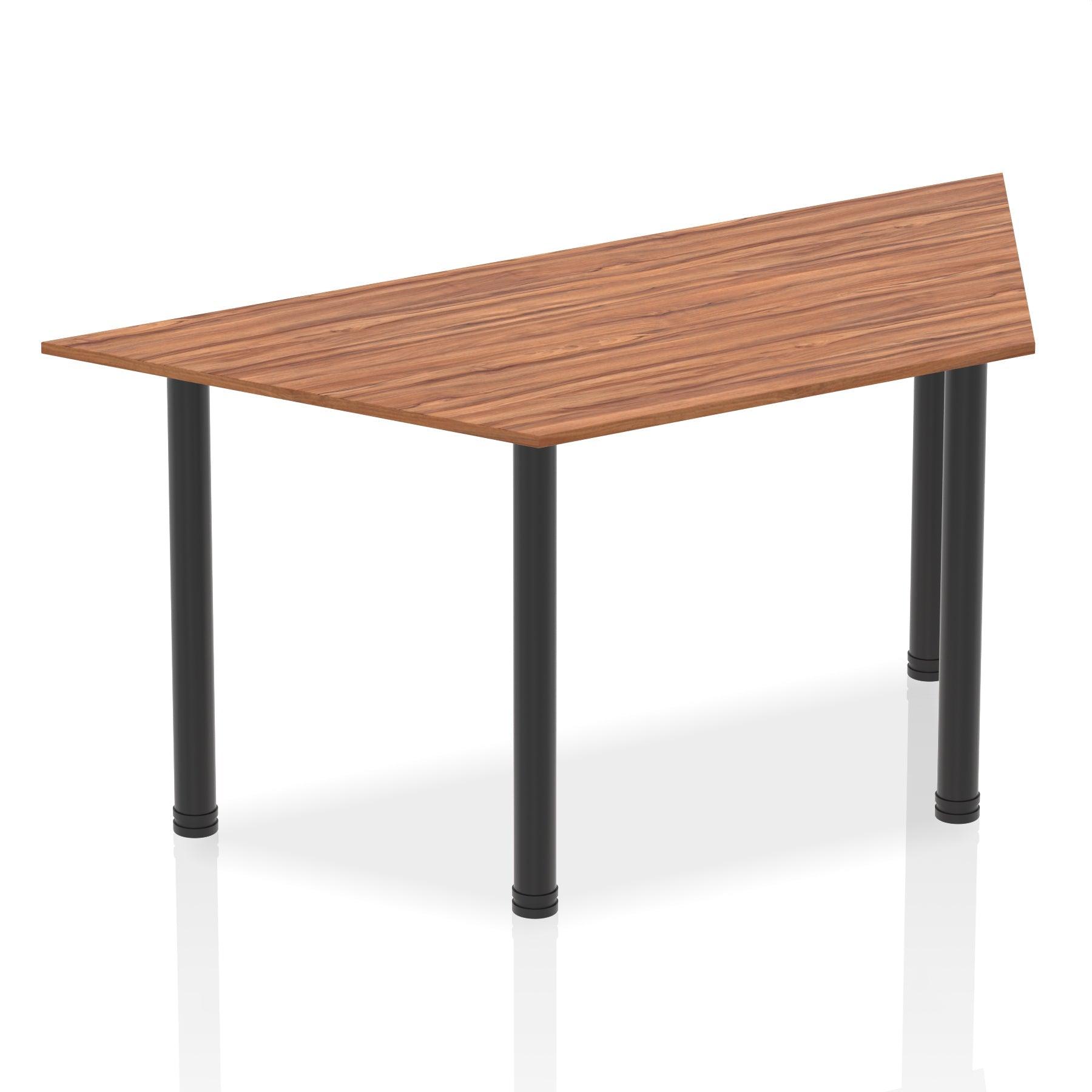 Impulse 1600mm Trapezium Table With Post Leg